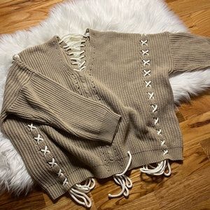 Oversized Y2K Style Sweater‎
